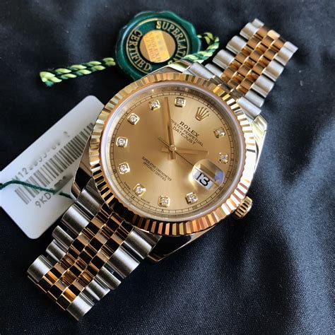 rolex champagne dial datejust|Rolex Datejust 41 two tone.